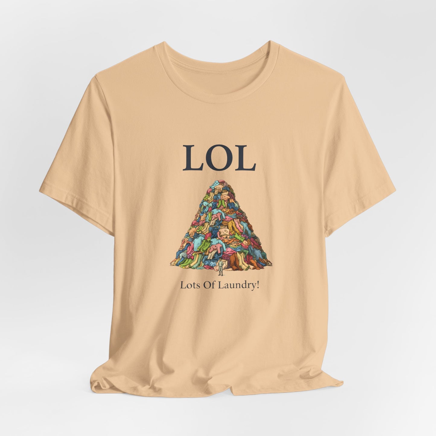 LOL Lots of Laundry T-Shirt – Lustiges Wäsche Meme – Geschenk für Mama & Papa