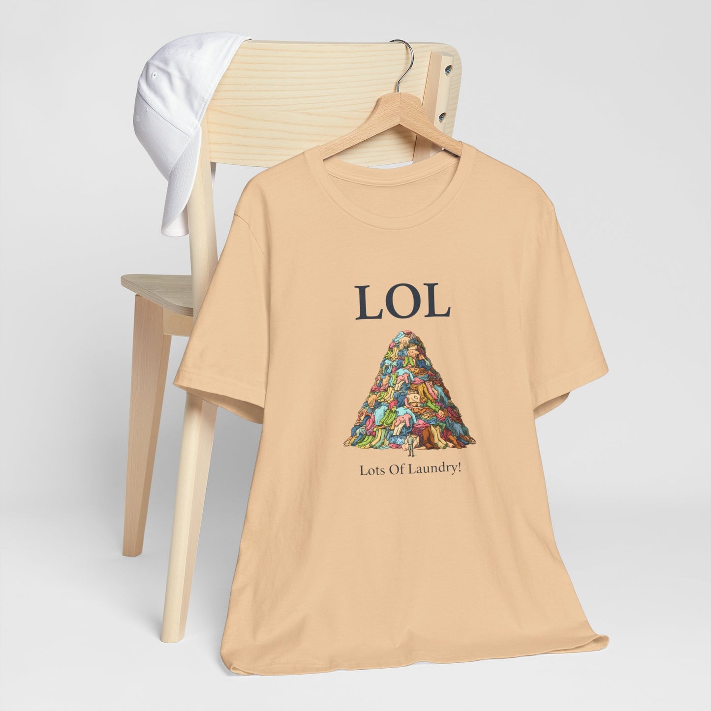 LOL Lots of Laundry T-Shirt – Lustiges Wäsche Meme – Geschenk für Mama & Papa