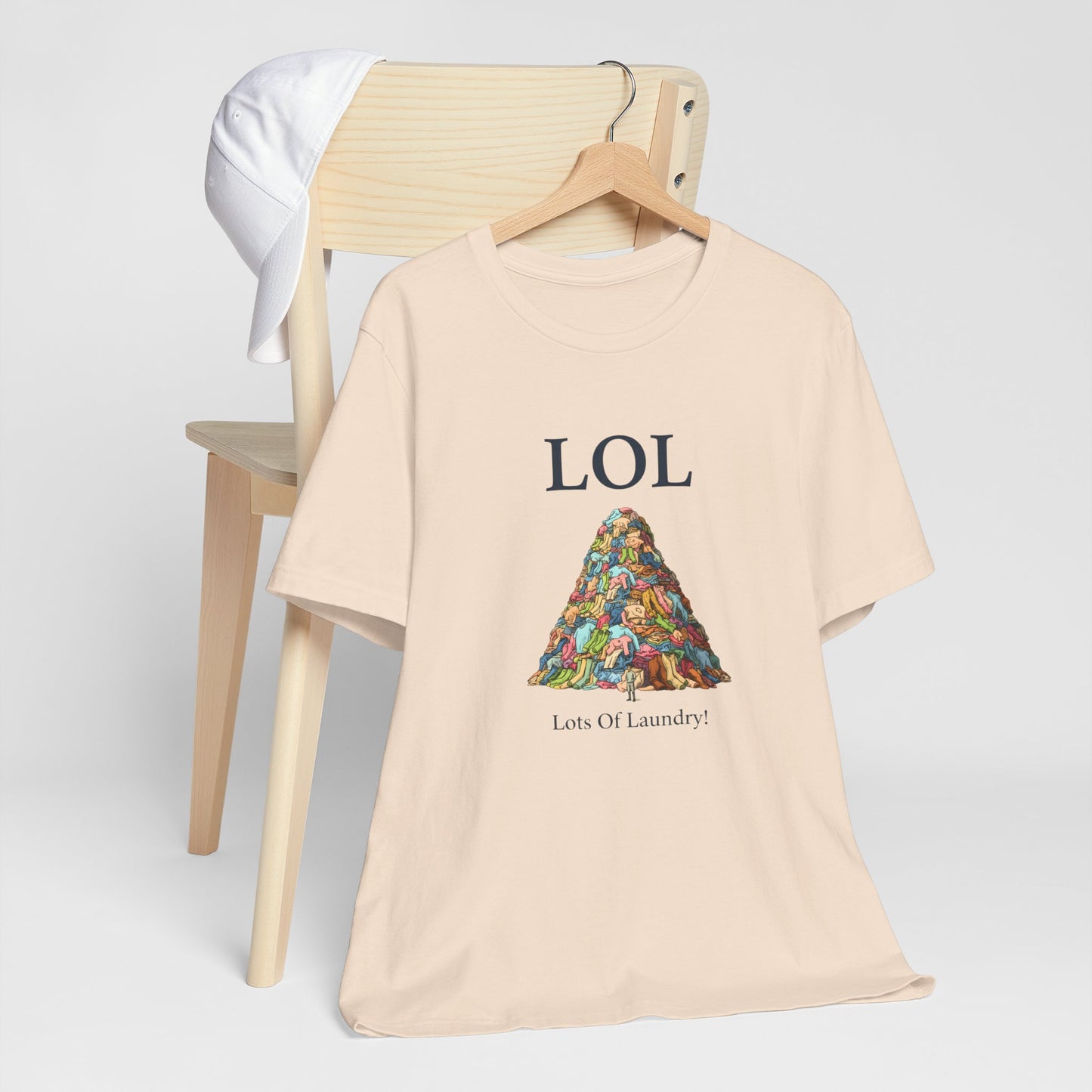 LOL Lots of Laundry T-Shirt – Lustiges Wäsche Meme – Geschenk für Mama & Papa