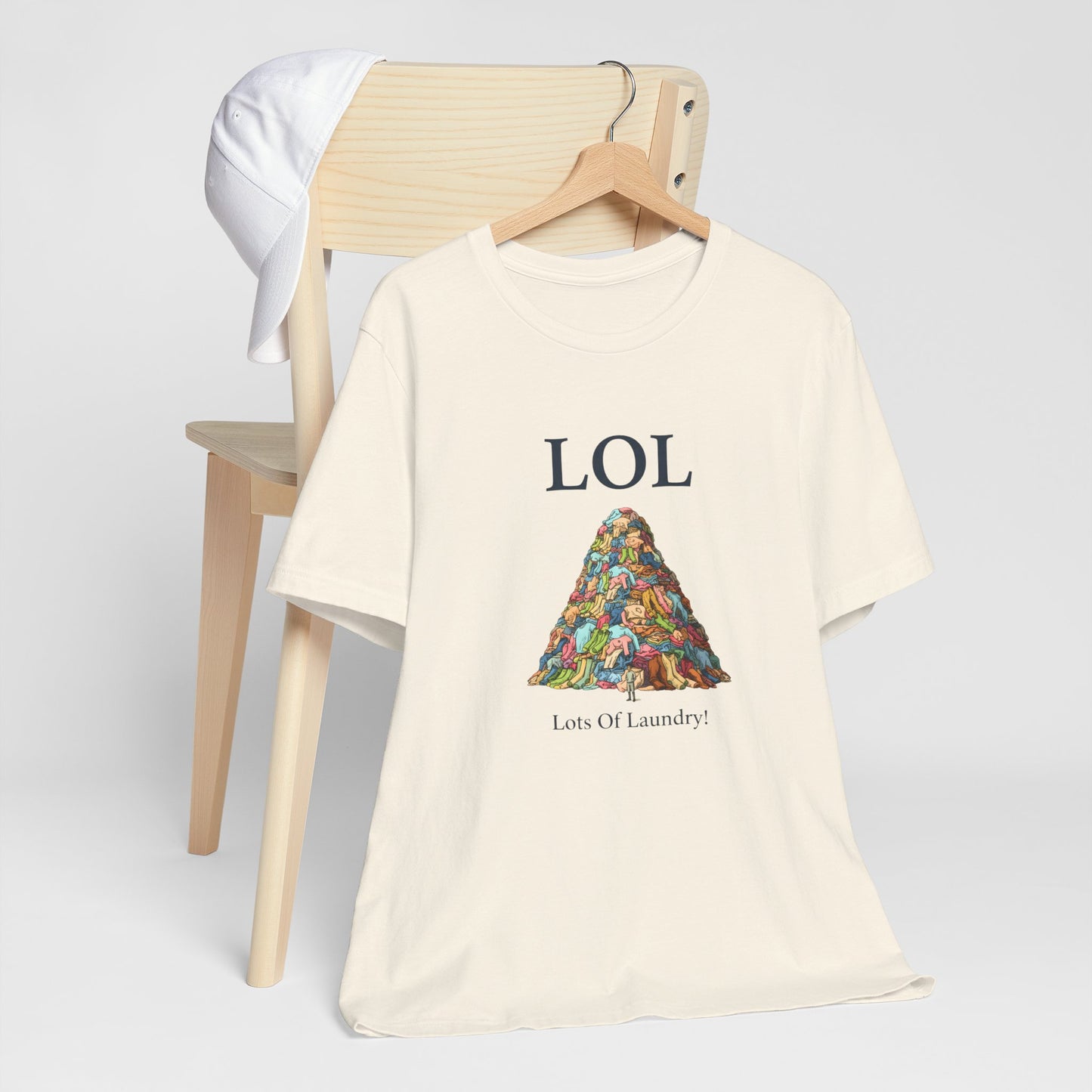 LOL Lots of Laundry T-Shirt – Lustiges Wäsche Meme – Geschenk für Mama & Papa