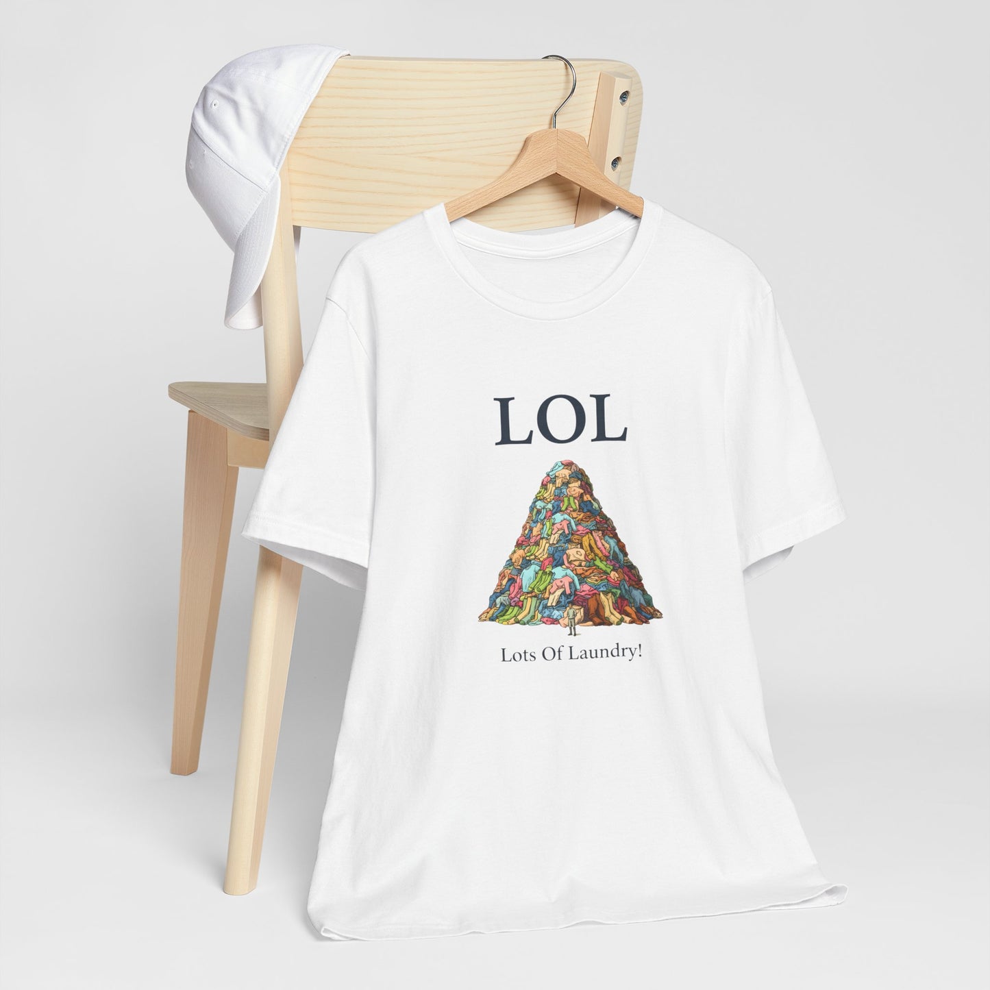 LOL Lots of Laundry T-Shirt – Lustiges Wäsche Meme – Geschenk für Mama & Papa